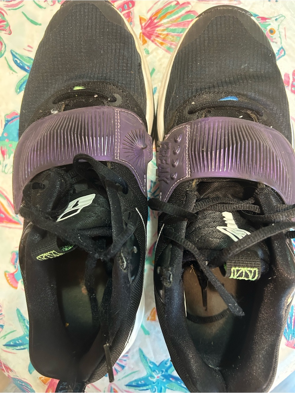 Mens Nike Zoom Freak Black Purple Men's Size 11 DA0694-001 Bl